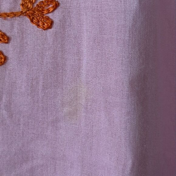 Gretchen Scott Designs Pink and Orange Embroidered Tunic - Size M - Picture 6 of 10